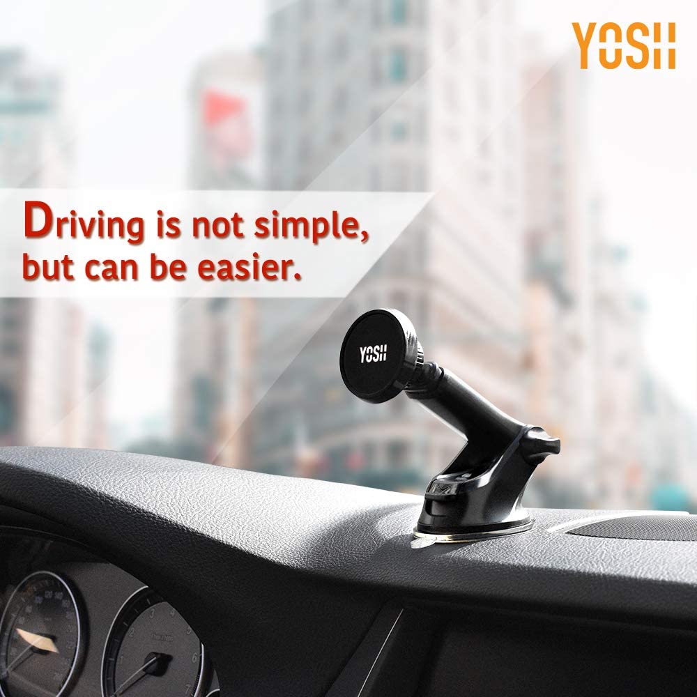 YOSH Magnetic Phone Holder for Dashboard & Windscreen - Image 2