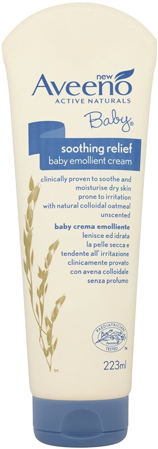 Aveeno Baby Soothing Relief Emollient Cream, Single Pack, 1 Count, Other, 200 ml (Pack of 1)