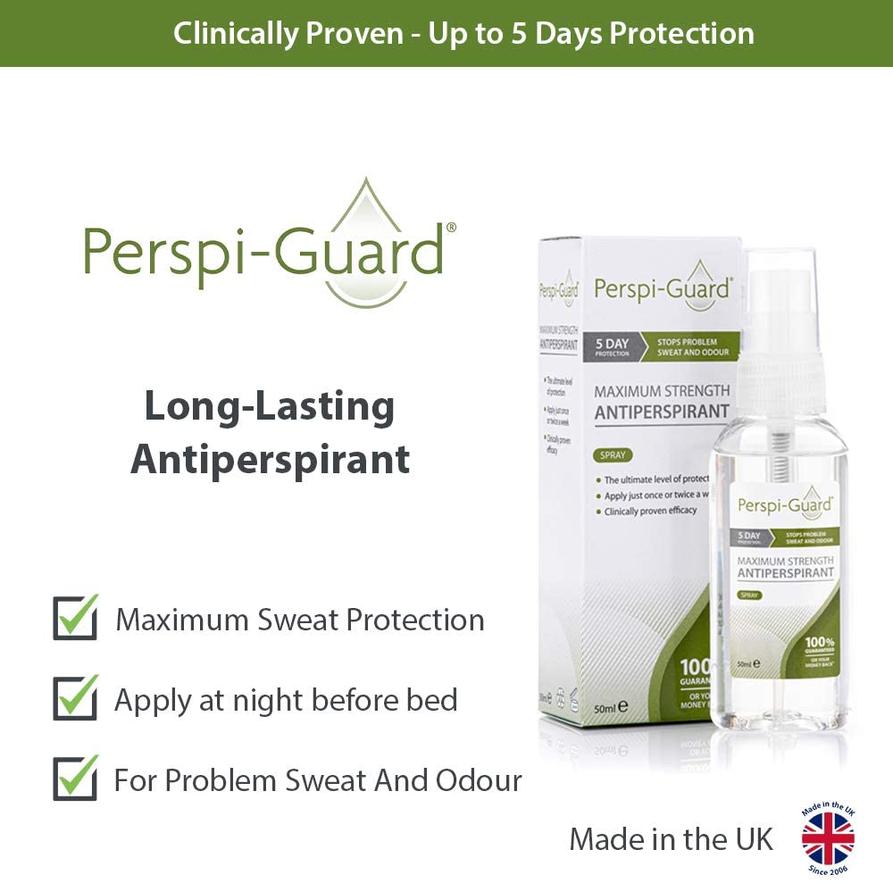 Perspi-Guard Maximum Strength Antiperspirant Spray - 50ml - Image 2