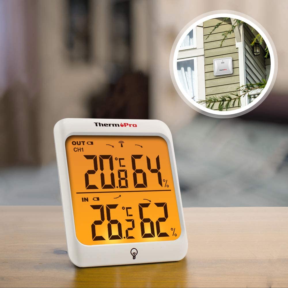ThermoPro TP63A Digital Wireless Indoor Outdoor Thermometer Hygrometer