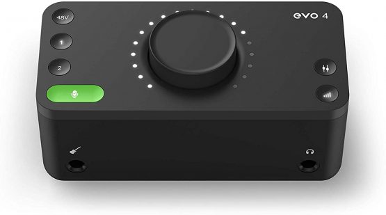 EVO 4 USB Audio Interface sound card for music production (2 in / 2 out USB audio-interface, 48 Volt phantom power, 2 microphone preamps, etc.) - Image 2