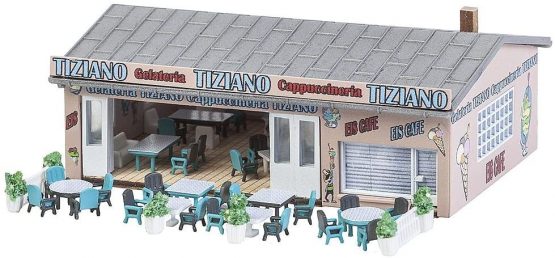 Faller FA 232327 – Tiziano Ice Café Accessory for Model Railway Model Making