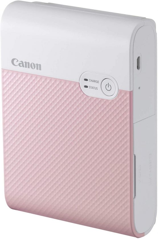 Canon SELPHY SQUARE QX10 Portable Colour Photo Wireless Printer (Pink) - A compact WiFi printer that prints quality square photos and connects directly to your smartphone - Image 2