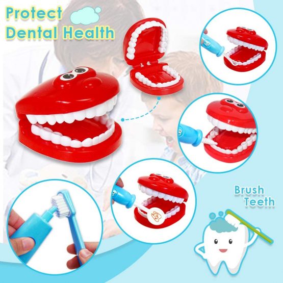 BUYGER Kids Doctors Set Case for Kids Educational Toys for 3 Year Old Boys Medical Play Fancy Dress Up Clothes for Boys, Girls - Image 2