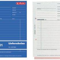 Herlitz 883512 Delivery Note Book A5 2 x 50 Sheets with Carbon Paper (Pack of 10)