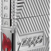 Zippo Windproof Lighter Metal Long Lasting Zippo Lighte Best with Zippo Lighter Fluid Refillable Lighter Perfect for Cigarettes Cigars Candles Pocket Lighter Fire Starter Zippo Bolts Design
