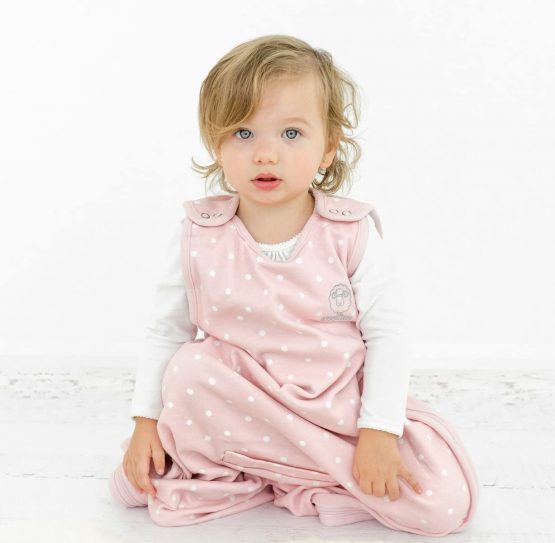 Woolino Toddler Sleeping Bag - 4 Season Merino Wool Baby Sleeping Bag 2-4 Yrs Dream (Lilac Gray) - Image 3