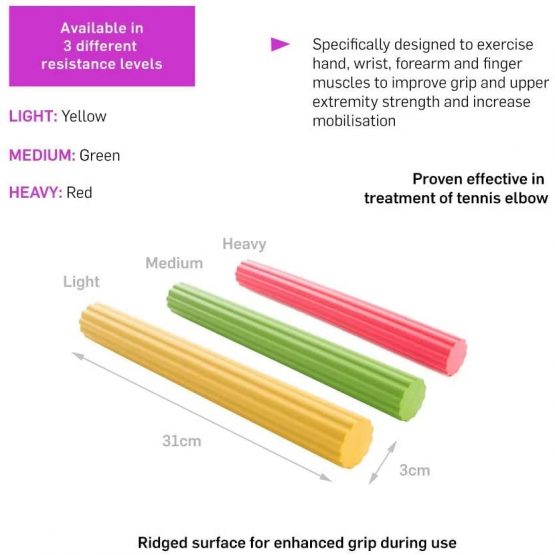 66fit Twist and Flex Resistance Bar (Red) - Image 3