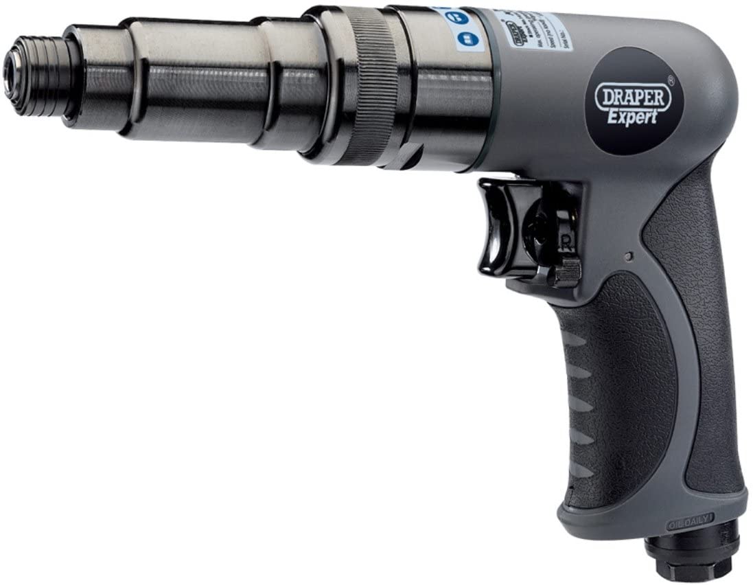 Draper 14193 Expert Composite Body Soft Grip Air Screwdriver, 24.6cm x 17.4cm x 5cm, Blue