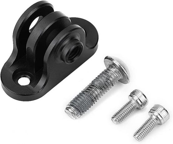 Bike Camera Mount, Metal Bicycle Computer Bracket Camera Mount Adapter for GoPro