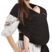 Boba Wrap Baby Carrier -Black, Original Stretchy Infant Sling, Perfect for Newborn Babies and Children up to 35 lbs