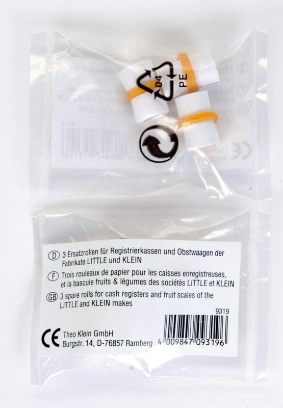 Theo Klein 9319 Spare Paper Roles, Multicoloured