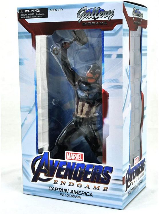 DIAMOND SELECT TOYS JUL192669 Marvel Gallery Avengers Endgame Captain America PVC Fig, Multicolor - Image 2