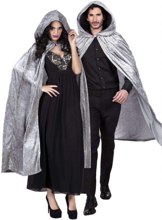 Domino Cape with Hood Dawn Taglia Unica grey - Image 2