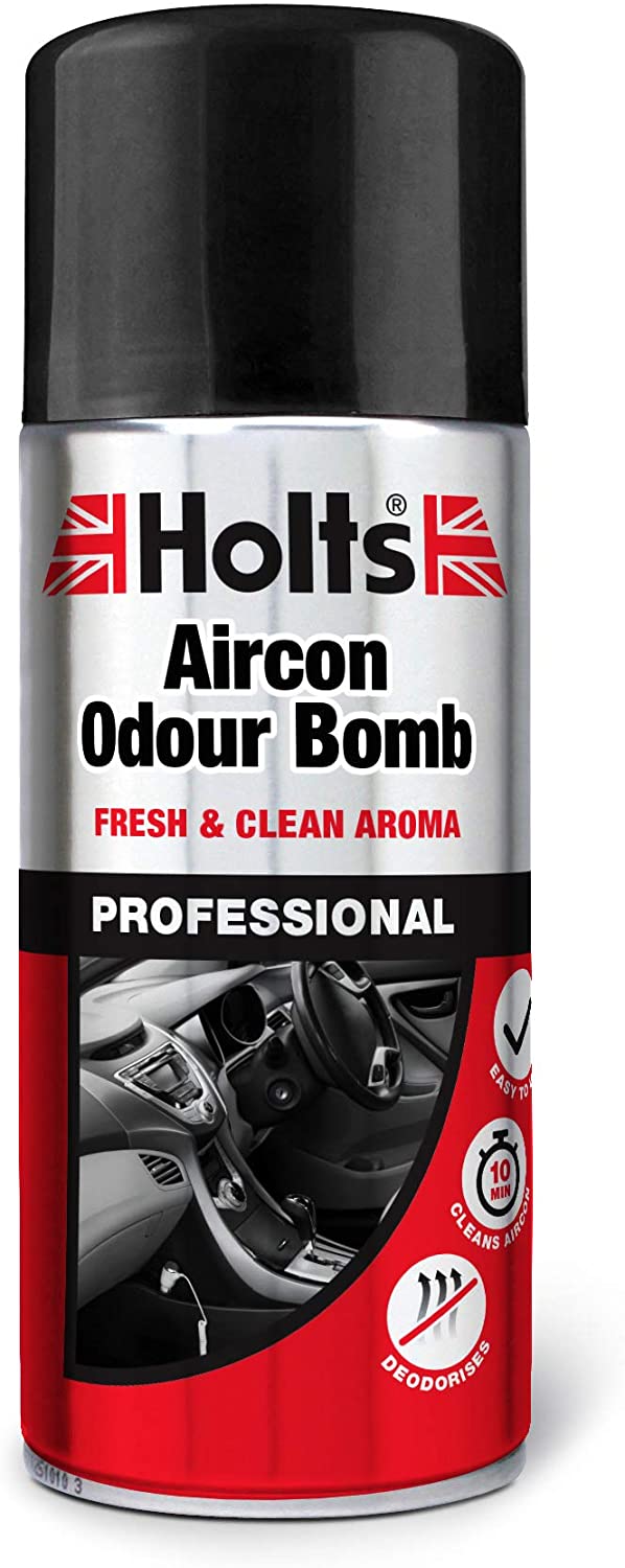 Holts Car Air Freshener Spray Bomb, Car Air Conditioning Odour Bomb Cleaner, Eliminates Bad Smells & Bacteria