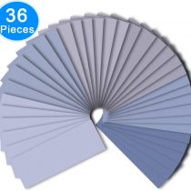 SIQUK 36 Pieces Wet and Dry Sandpaper Assortment 1500 2000 2500 3000 5000 7000 High Grit Sandpaper Assorted, 9 x 3.6 Inches Abrasive Paper for Automotive Sanding Wood Furniture Finishing