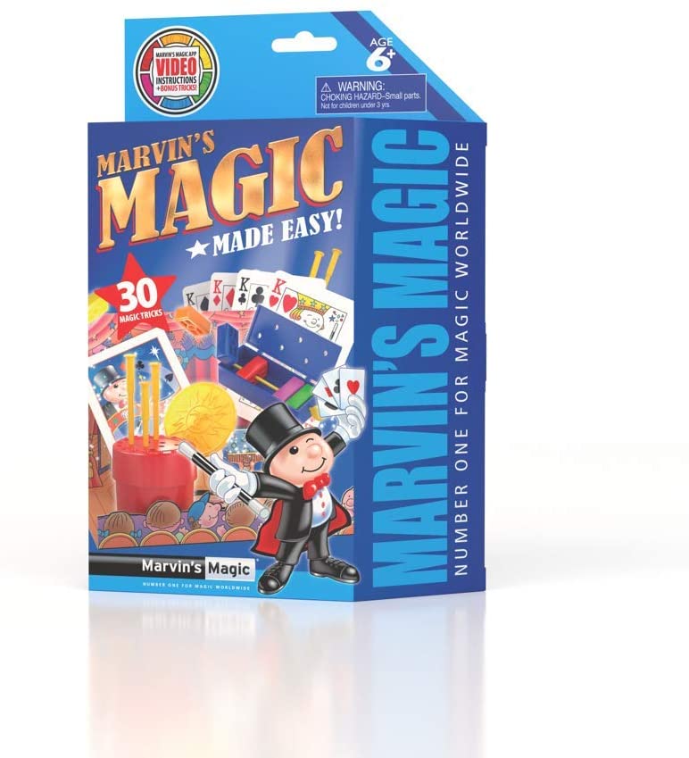Marvin's Magic 30 Tricks Set 1 Blue Multilingual, Multicolor, Small