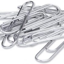 5 Star 503352 Paperclips Metal Large 33mm Plain [Pack of 10x100](Silver)