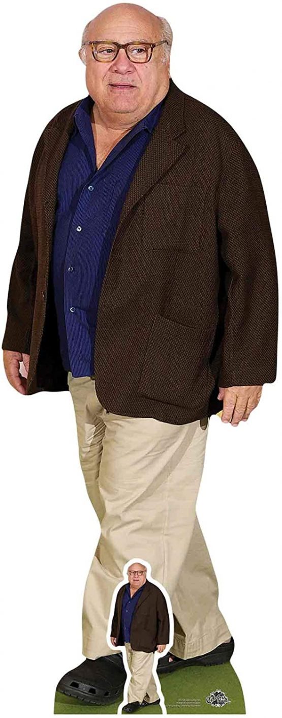 STAR CUTOUTS CS754 Danny DeVito Cardboard Cutout l Gift l Part Decoration Amazing Quality Photo image148cm Tall, Multicolor