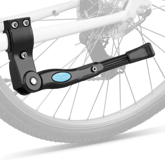 TOPCABIN Bike Kickstand,Adjustable Aluminium Alloy Bicycle Kickstand Bike Side Kickstand Fit for 22" 24" 26" 28" Mountain Bike/700 Road Bike/BMX/MTB - Image 3