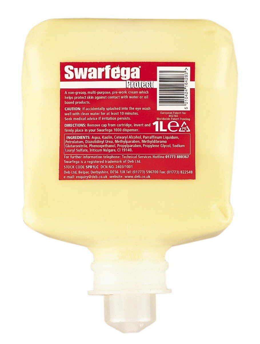 Swarfega Protect Skin Protection Hand Cream for Very Dry Hands Non Greasy Barrier Cream for Hands That Work Hard Hand Barrier Cream Mechanics