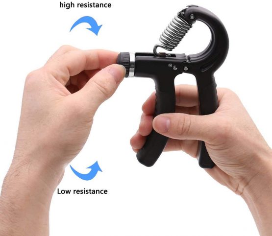 BETOY 2 pcs Fitness Strong Handgrips+1 pcs Finger Exerciser Strengthener set,Adjustable Hand Grip Exercise Forearm Therapy Gripper Strengthen Grip, Hand Squeezer，Finger Stretcher，Stress Relief Grip - Image 4