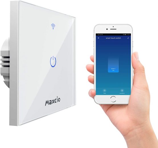 Smart WiFi Light Switch, Maxcio Alexa Smart Wall Light ...