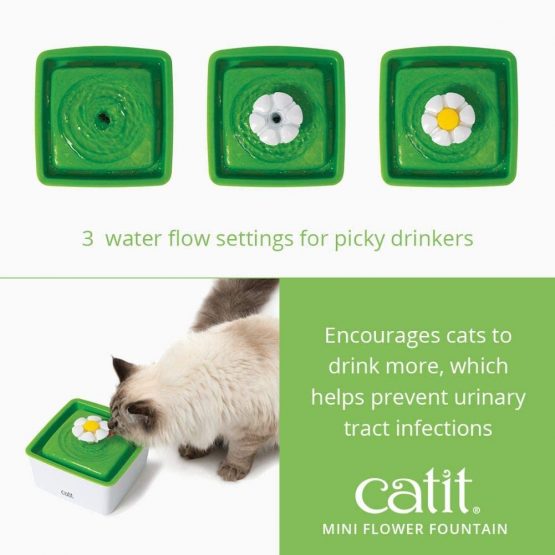 Catit Mini Flower Foutain for Kittens/Small Cats - Image 3