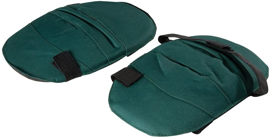 Silverline 210743 Gardeners Knee Pads One Size, pine green, black
