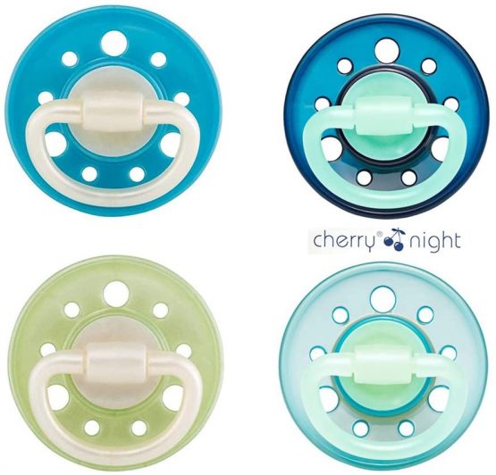 NIP Cherry-Form Latex Dummy 0-6 Months, Pack of 4, Day & Night, Made in Germany - Image 2