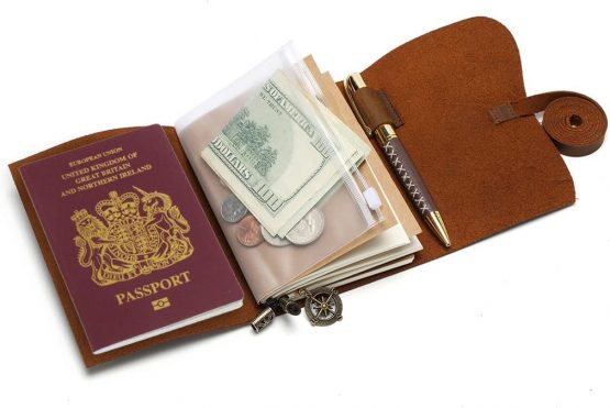 Small Pocket Refillable Travellers Notebook Handmade Leather Journal AMAZING BUNDLE Vintage Antique Genuine Leather Travel Diary for Men Women Students TN + Pen Zip Bag Notes Sketching Drawing 14x11cm - Image 3