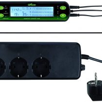 Trixie Digital Thermostat/Hygrostat with Three Circuits, 16 x 4 cm