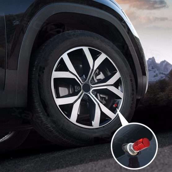 Valve Stem Caps,Tire Valve 20 Pack Aluminum Alloy Car Dustproof Caps for Motorbike Trucks Bike Bicycle Gold Silver Red Blue Black - Image 4