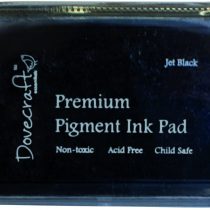 Dovecraft Essentials Premium Non Toxic Pigment Ink Pad, Jet Black