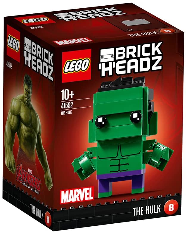 LEGO UK 41592 Brickheadz The Hulk, Multi-coloured, Small