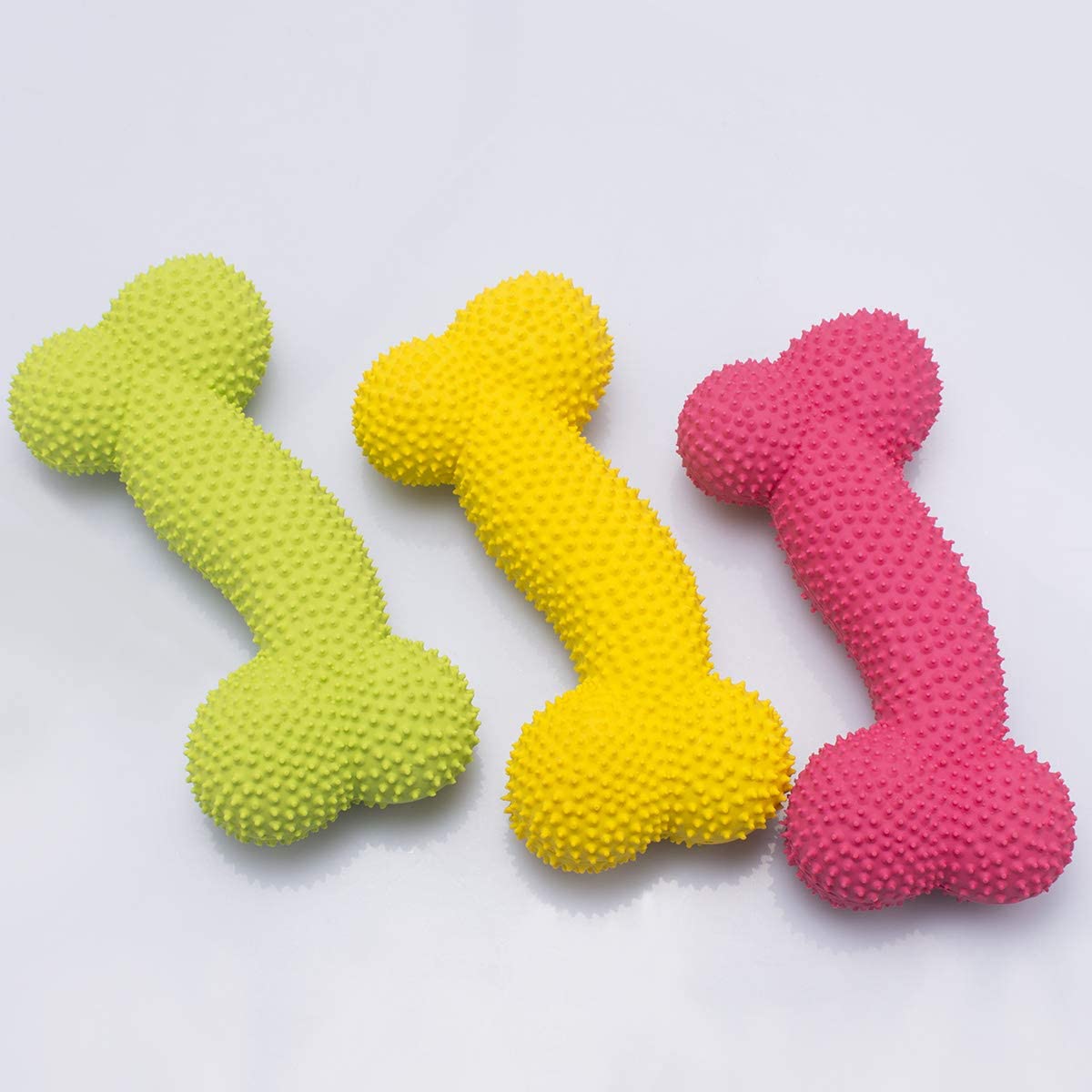 stuffed dog bone toy