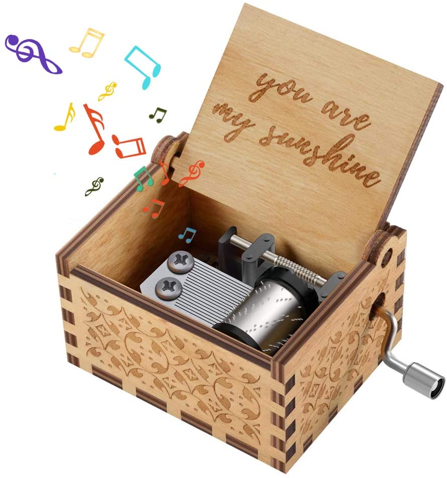 Birthday Present for 3-7 Year Old Girl, Portable Music Box Mechanism ...