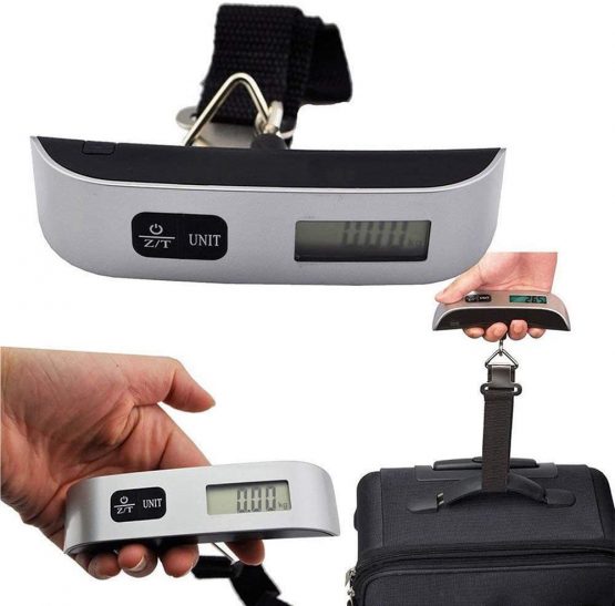 Weddecor 50kg Portable LCD Digital Handheld Luggage Pocket Scale - Electronic Accurate Measurement Multifunction Weighing Machine for Travel Bag, Suitcase, Baggage - Image 3