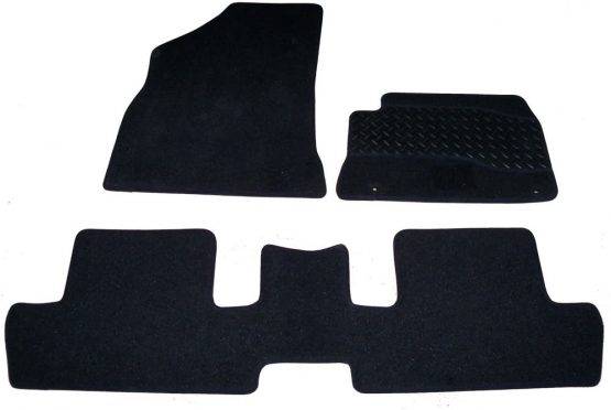 Sakura WW0149 Carpet Floor Mat, Black Trim