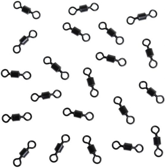 Dr 278pcs Carp Fishing Tackle Job Lot in Box Clips Hooks Quick Change Swivel Links Shrink Tubes Rubbers Terminal Tackles, Green Black - Image 3