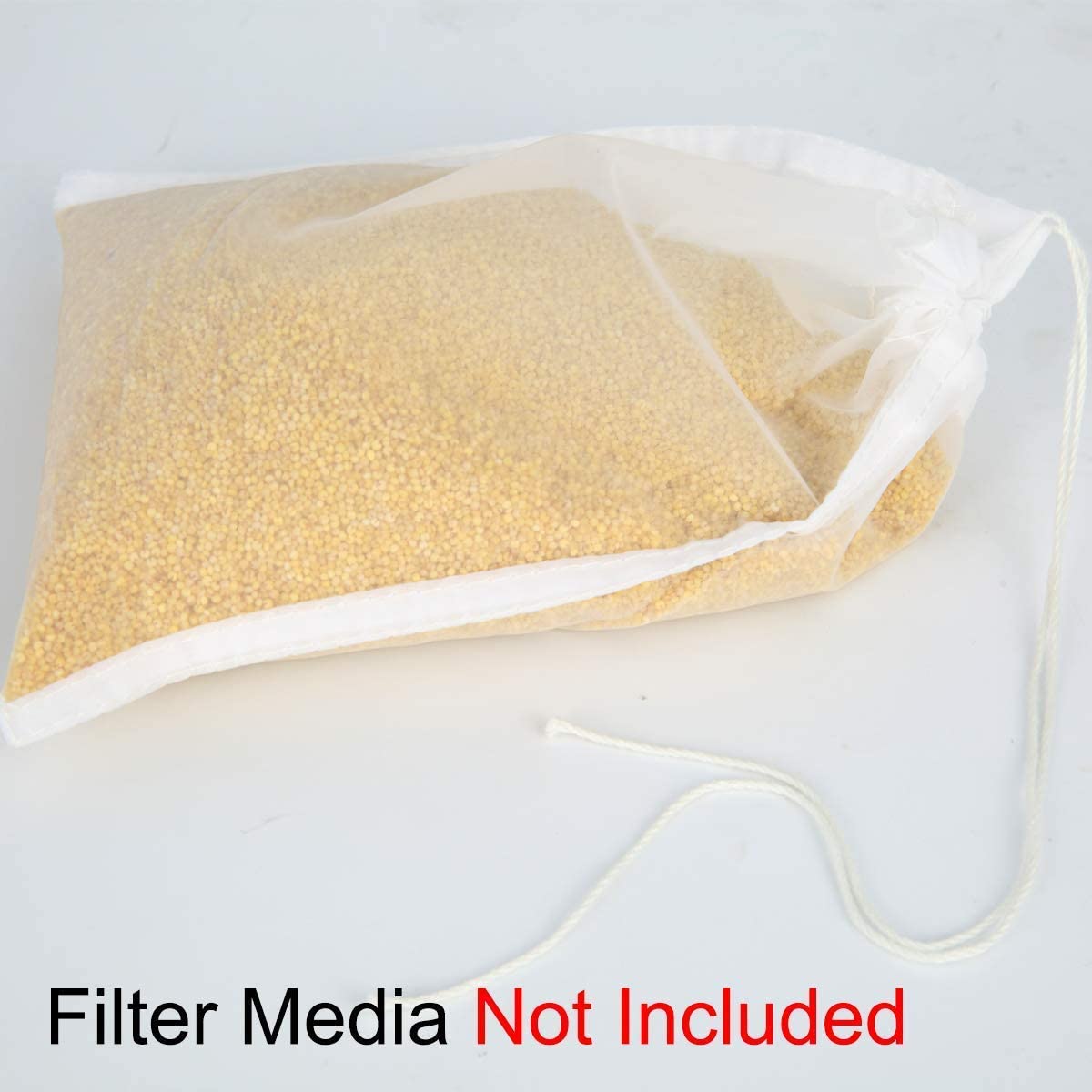 SLSON 12Pcs Media Filter Bag Aquarium Fine 180 Micron Mesh Filter Bags
