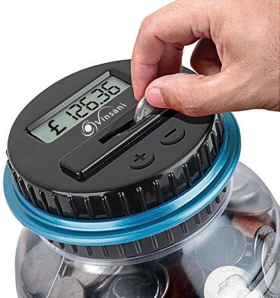 Vinsani Digital Piggy Bank Counter - Image 2
