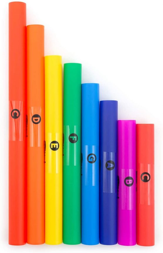Tuned Percussion Tube Set C Major Diatonic Scale Set, 8 Notes by Mad About MT-D-8