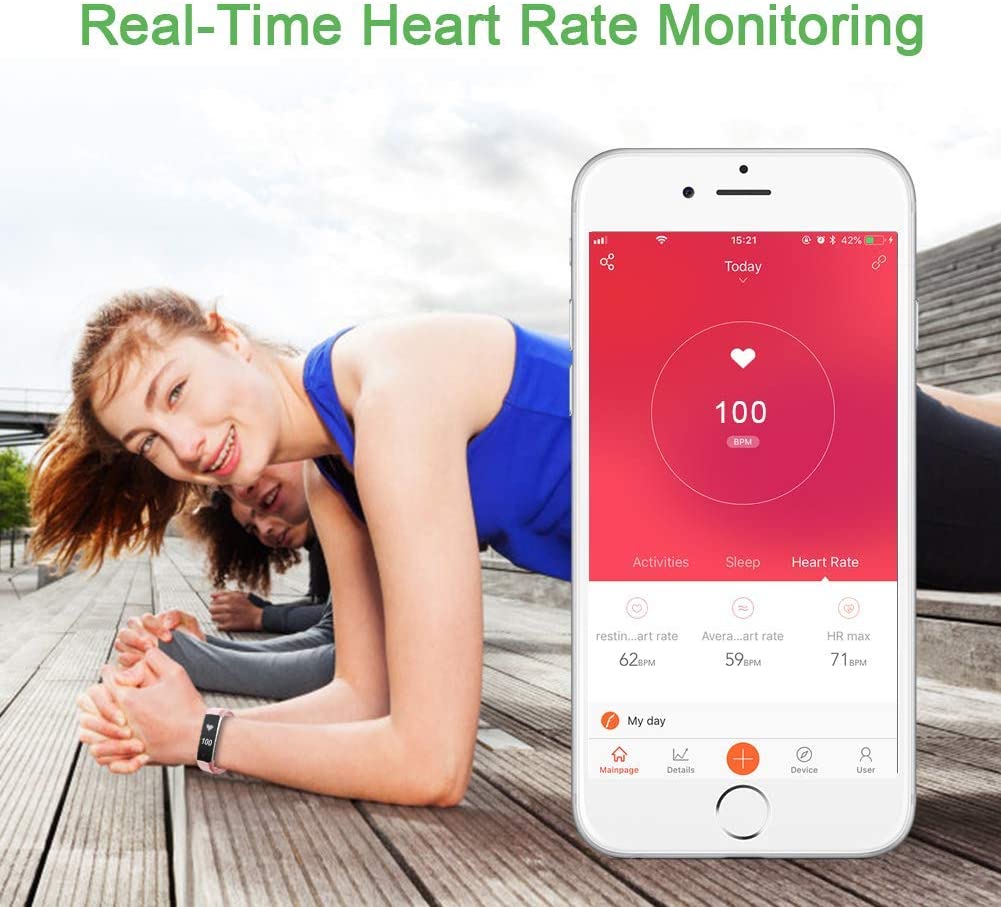 letsfit fitness tracker color screen