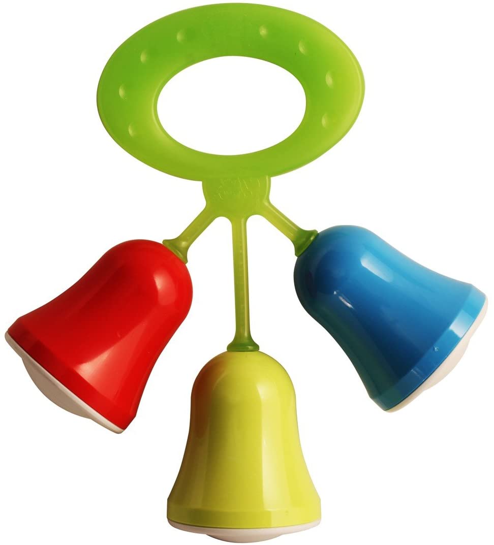 poupy 1022.6 Rattle Bells, Assorted Colours, multi-coloured, 1 Unità (Confezione da 1)