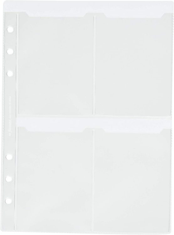 Filofax A5 Business Card Holder Double Sided