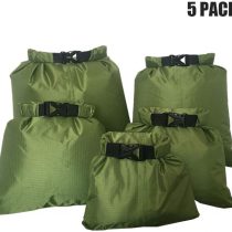 Fairylove Waterproof Pouch, 1.5L+2.5L+3.5L+4.5L+6L 5 Pcs Dry Bags Waterproof Set Stuff Sack Waterproof Dry Bag Storage Pouch Bag Outdoor Beach Sack Travel Rafting Drifting Swimming Snorkeling Bag