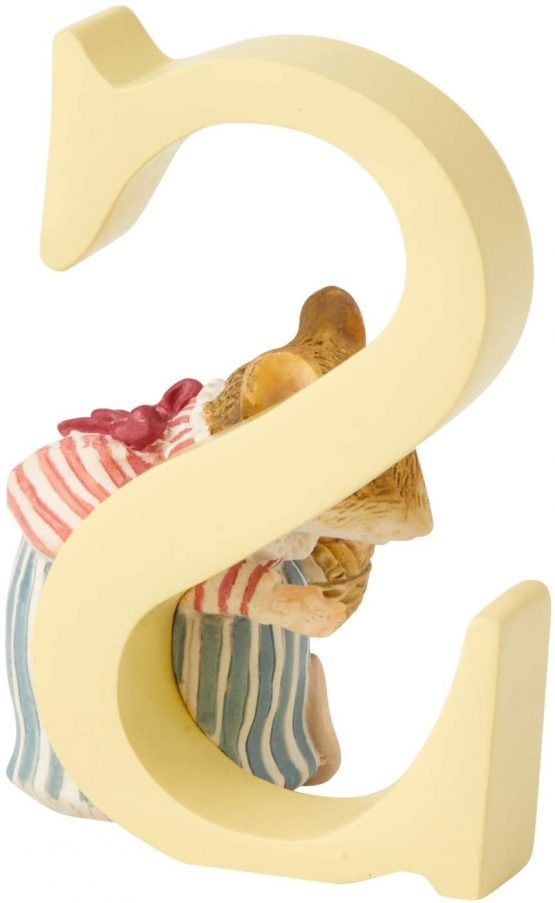 Beatrix Potter Alphabet Letter S Mrs Tittlemouse Figurine - Image 4