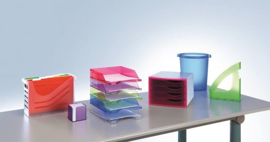 Jalema Atlanta Silky Touch Office Box Complete with 5 Files - White A65802600 - Image 2