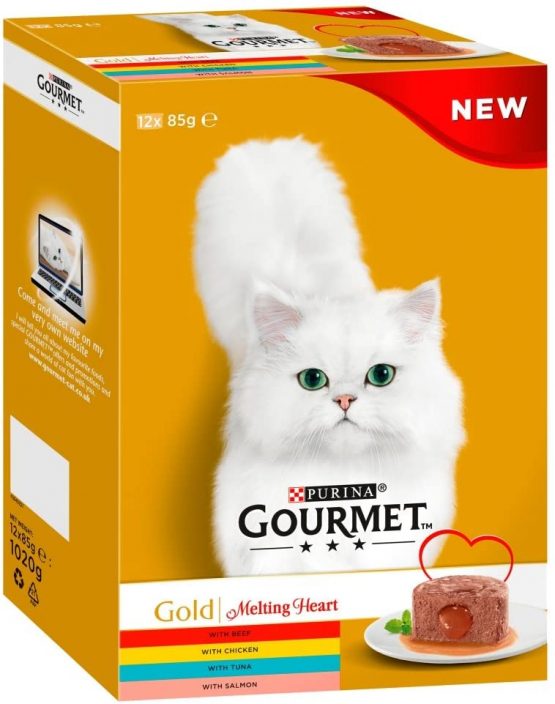 Gourmet Gold Melting Heart Meat and Fish, 1020 g